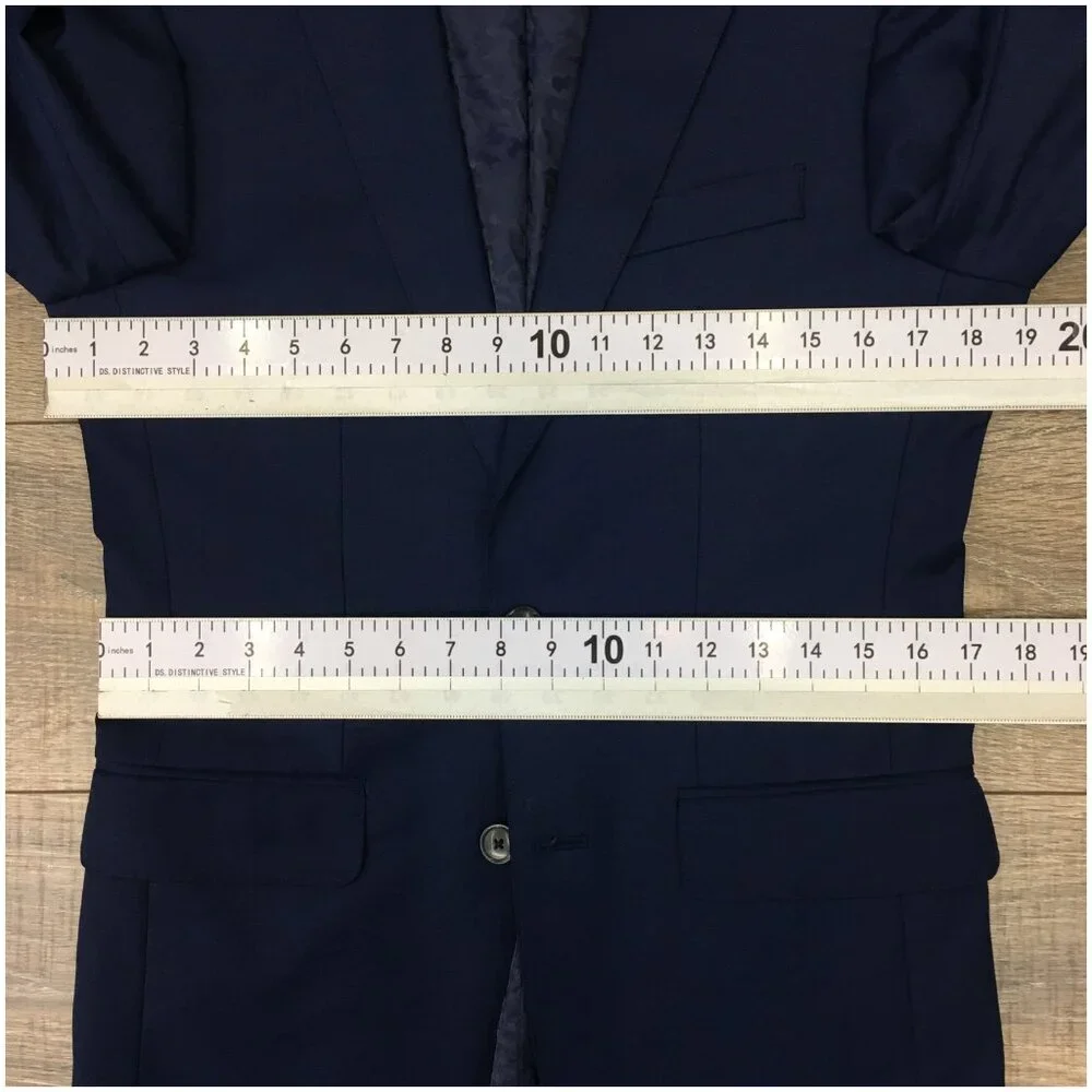 Joseph Abboud Mens Blazer Sport Coat Two Button Casual Jacket Size 36R Wool Suit